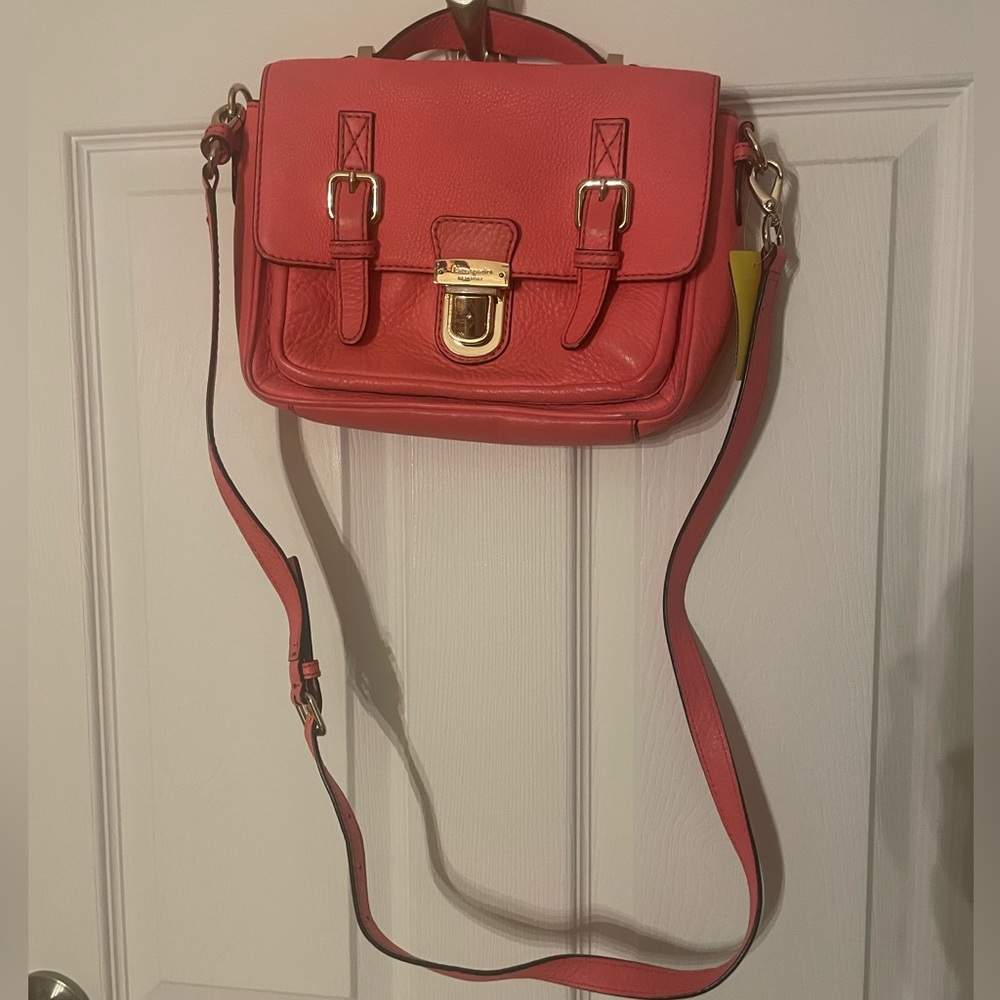 Kate Spade Lola Barbie Pink Crossbody Bag/satchel with 14k Gold Plated Hardware